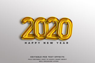 2020 New Year 3d Text Effect Mockup: A Strategic Asset for Modern Brand Communication