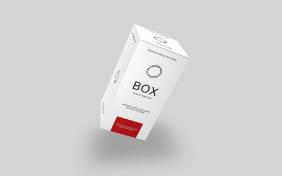 3D Packaging Box Mockup for Design Showcases