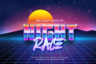 80s Retro 3D Text Effect for Creative Projects