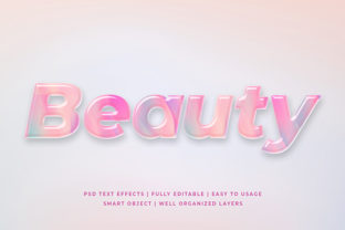 Beauty 3D Text Effect Mockup: A Powerful Tool for Creative Projects