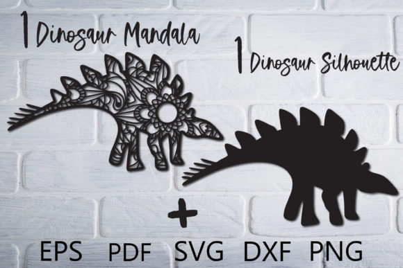 Dinosaur Mandala SVG Design: Creative Possibilities for Artists and Crafters