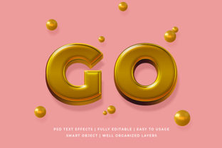 Gold 3D Text Effect Mockup: A Powerful Tool for Designers and Creators