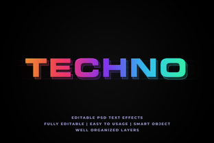 Techno Color 3d Text Effect Mockup: A Strategic Tool for Visual Communication