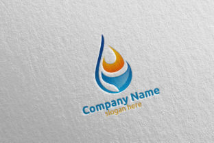 Water Drop Vector Logo Design 10 for Modern Branding